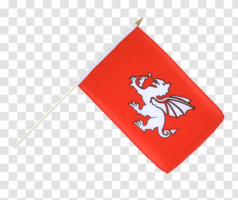 Drachen Flagge Character Centimeter Wavin' Flag - Red - Pendragons Banner Transparent PNG