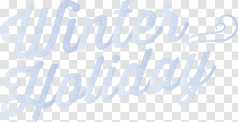 Logo Brand Font - Winter Snow Effect WordArt Transparent PNG