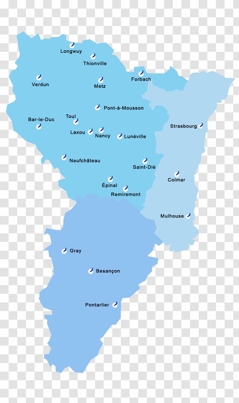 Map Citadel Of Besançon Mulhouse CCI Doubs Lorraine - Colmar Transparent PNG