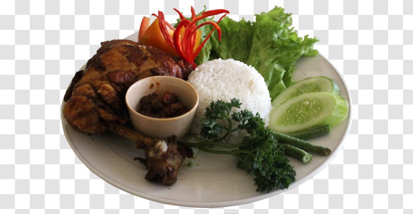 Fried Chicken Mie Goreng Krupuk Plate Lunch Food Transparent PNG
