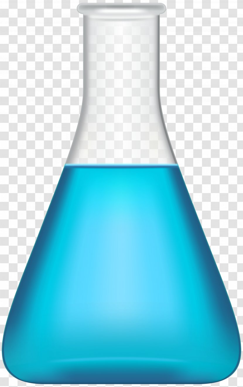 Blue Product Liquid Laboratory Flask - Limiting Reagent - Transparent Clip Art Transparent PNG
