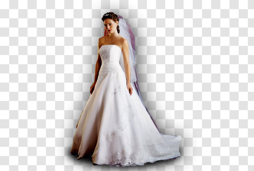 Wedding Dress Bride La Sposa Bridal - Silhouette Transparent PNG