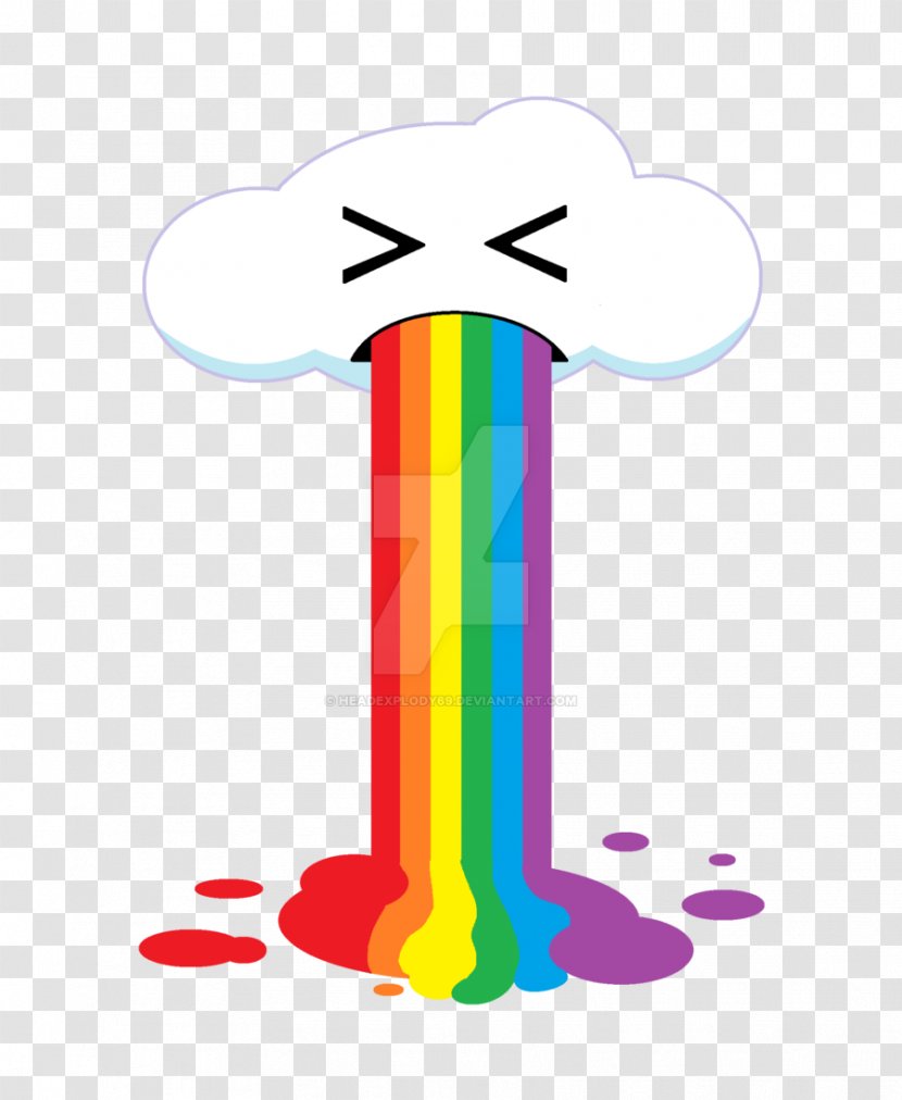Rainbow Drawing Vomiting Clip Art - Deviantart - Night Transparent PNG