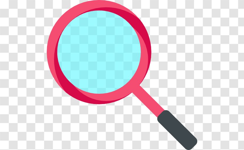 Magnifying Glass Icon - Scalable Vector Graphics - Red Transparent PNG