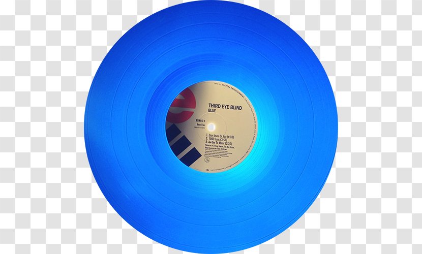 Compact Disc Blue Phonograph Record Third Eye Blind Album - Lp Transparent PNG