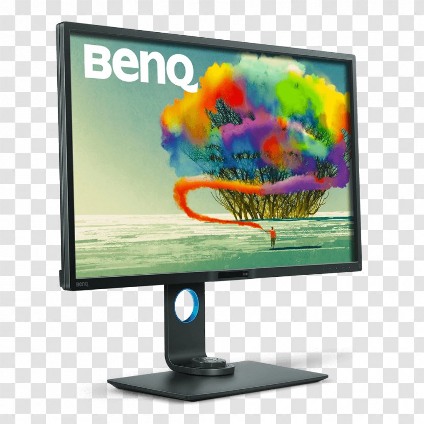 Computer Monitors BenQ Adobe RGB Color Space DisplayPort Ultra-high-definition Television - Led Backlit Lcd Display Transparent PNG
