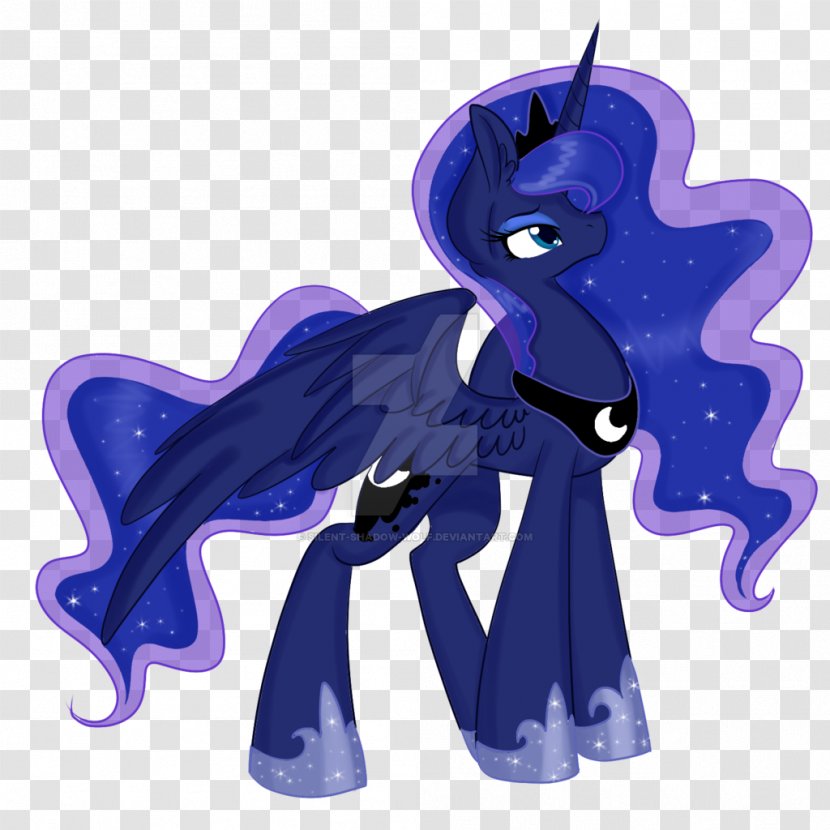 Pony Princess Luna Rainbow Dash Fan Art Gray Wolf - Animal Figure - Shadow Transparent PNG