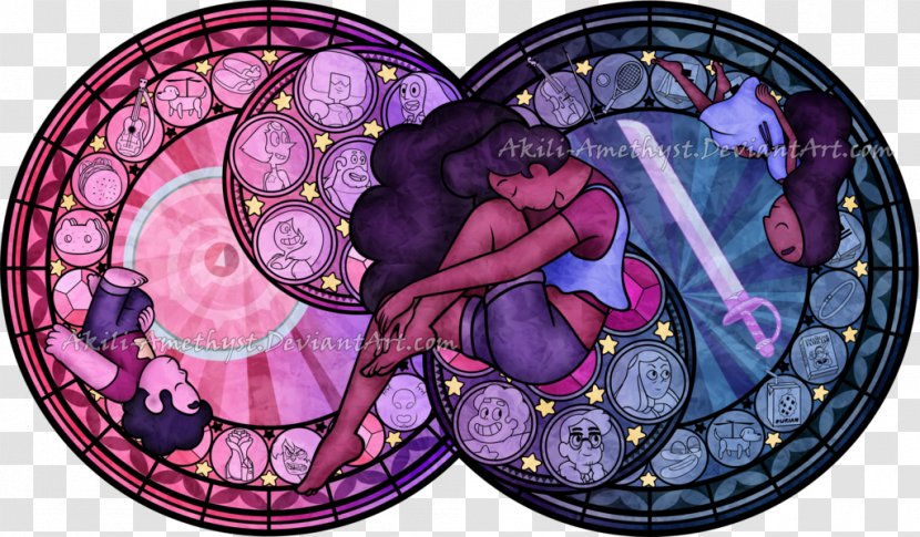 Stained Glass Stevonnie Steven Universe - Cartoon - Shop Transparent PNG