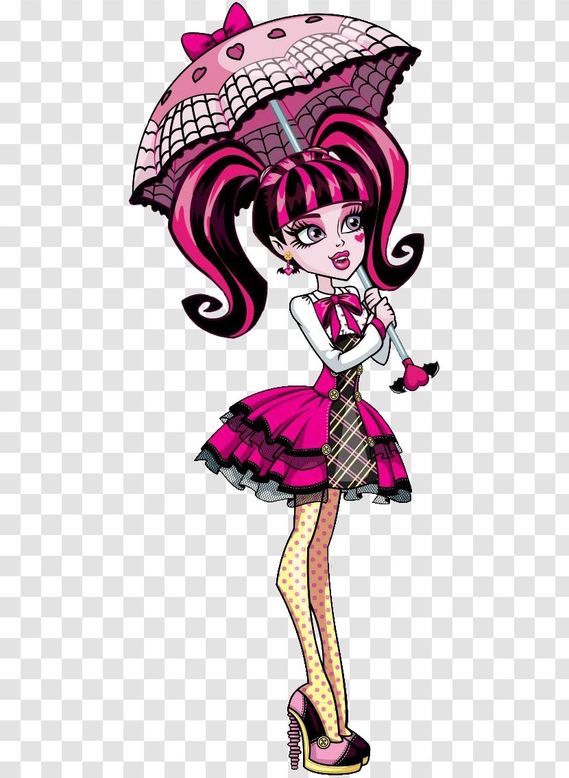 Monster High Frankie Stein Doll Barbie Toy - Vampire - School Out Transparent PNG