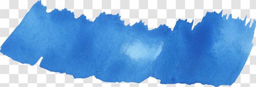 Pinceau à Aquarelle Watercolor Painting - Sky - Blue Brush Transparent PNG