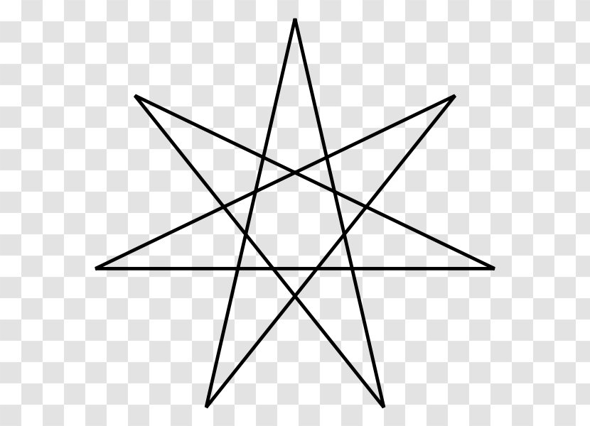 Heptagram Symbol Star Polygons In Art And Culture Five-pointed - Regular Polygon Transparent PNG