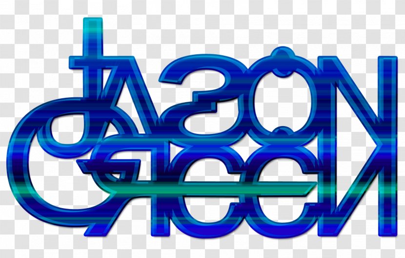 Logo Brand Number Line - Electric Blue - My Name Is Transparent PNG