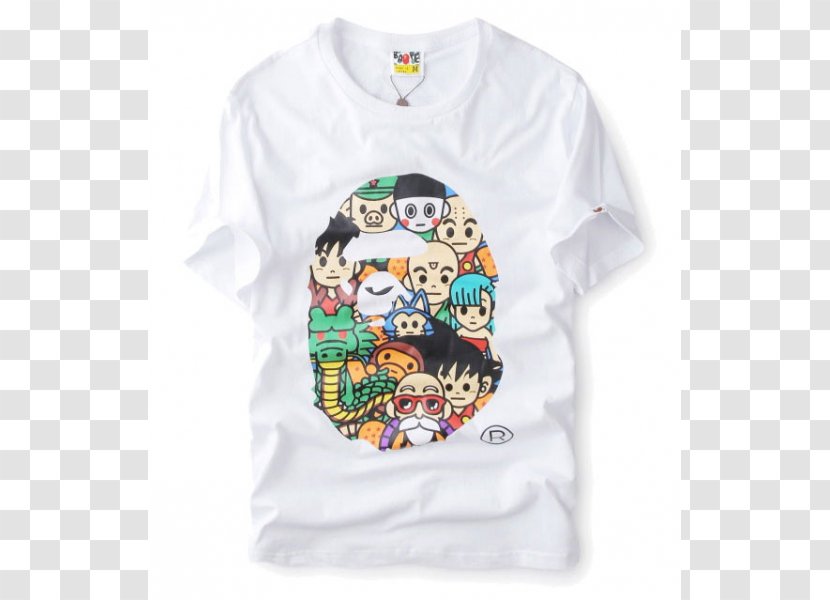T-shirt A Bathing Ape Dragon Ball Clothing - Shirt Transparent PNG
