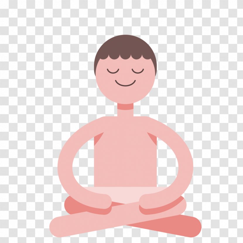 U745cu4f3du51a5u60f3 Yoga Meditation - Heart - Men's Vector Material Transparent PNG