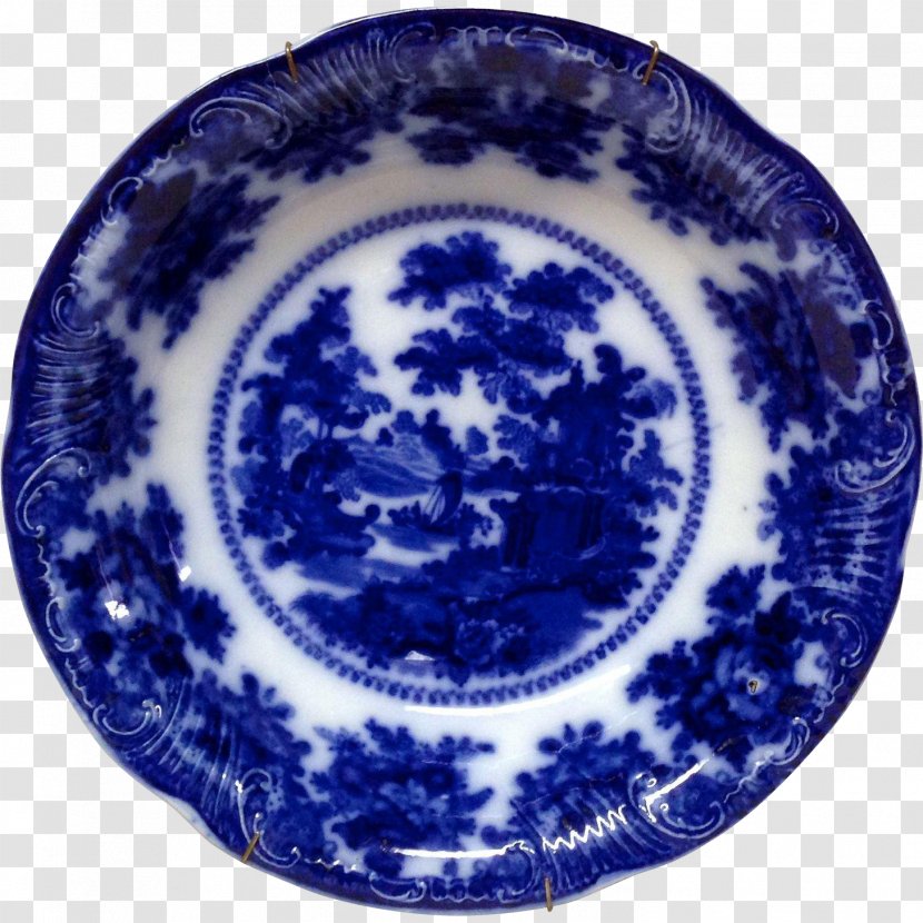 Plate White House China George Bush Presidential Library - Cobalt Blue - Porcelain Tableware Transparent PNG