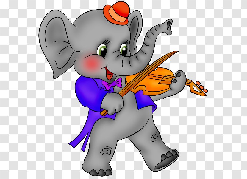 Circus Drawing Clip Art - Elephant Rabbit Transparent PNG