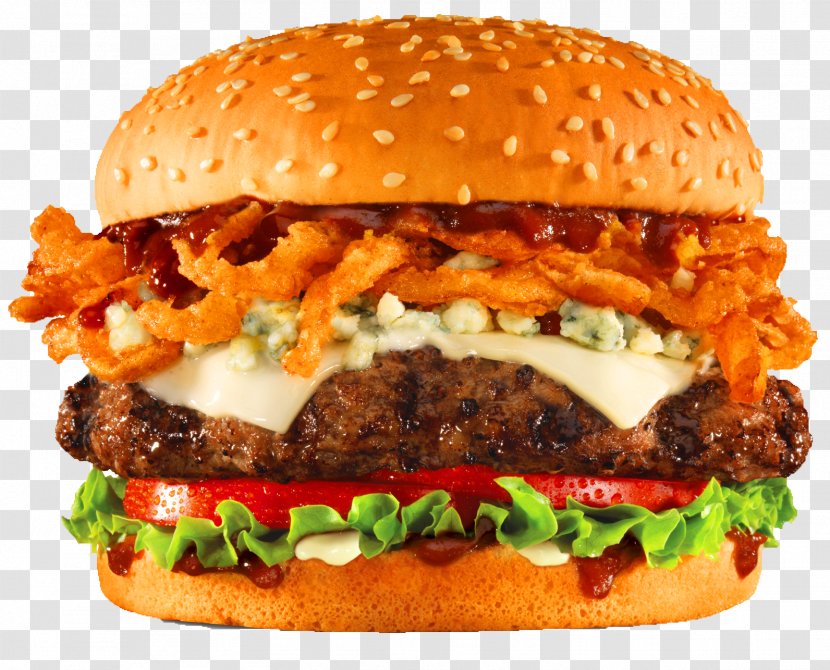 Hamburger Chophouse Restaurant Steak Burger Carl's Jr. Hardee's - Fast Food - Cheeseburger Transparent PNG