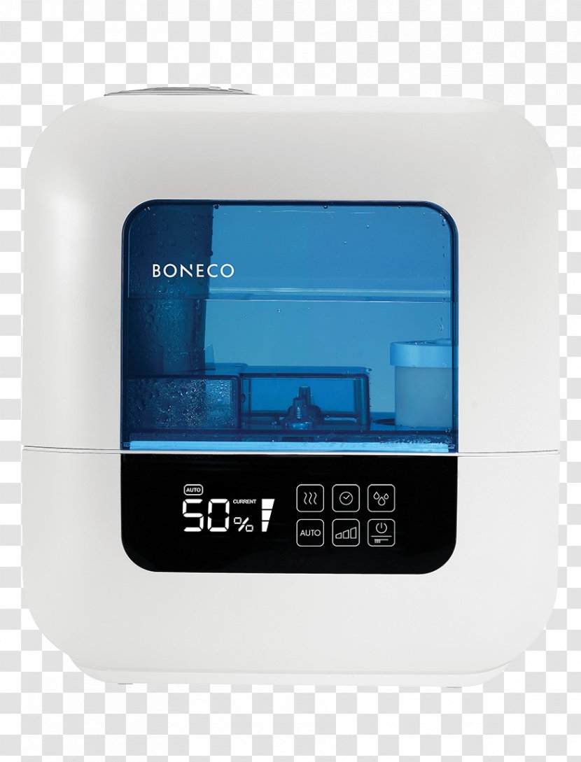 Humidifier PLASTON Ultrasonic U7142 Air-O-Swiss 7135 Humidistat Room - White - Boneco Transparent PNG
