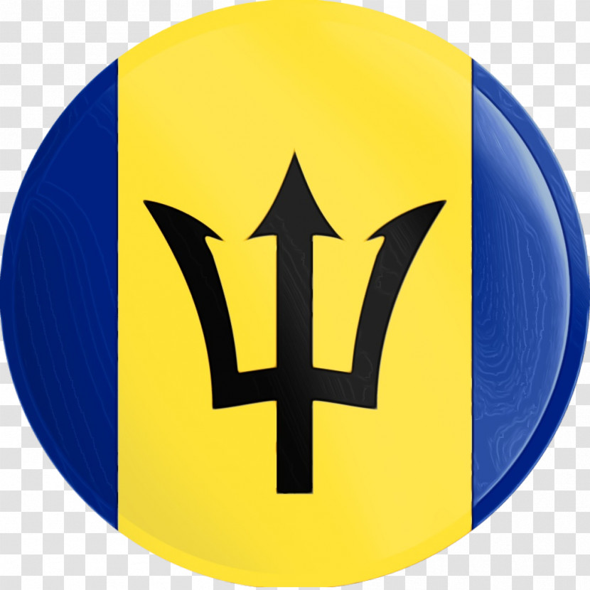 Flag Of Barbados Flag National Flag Trident Transparent PNG