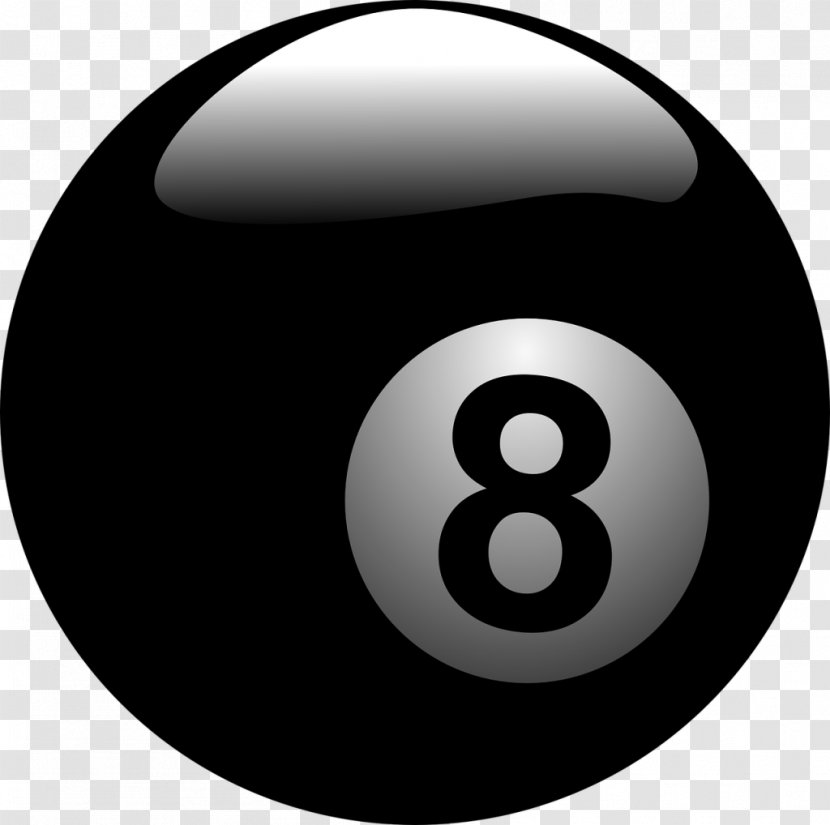 Magic 8-Ball 8 Ball Pool Billiard Balls Billiards - Brand Transparent PNG