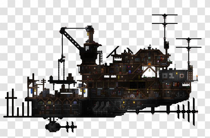 Terraria Minecraft Portal 2 Video Game Item - Ship Transparent PNG