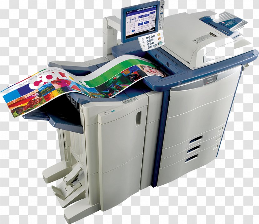 Paper Multi-function Printer Printing Photocopier Toshiba - Man Transparent PNG
