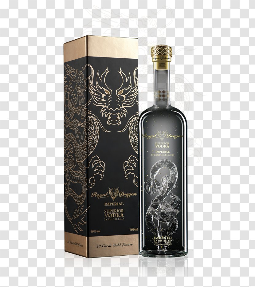 Royal Dragon Vodka Liquor Whiskey Wine - Rye Transparent PNG