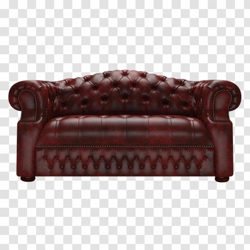 Couch Cherry Faux Leather (D8494) Salsa (D8627) Furniture - Club Chair Transparent PNG