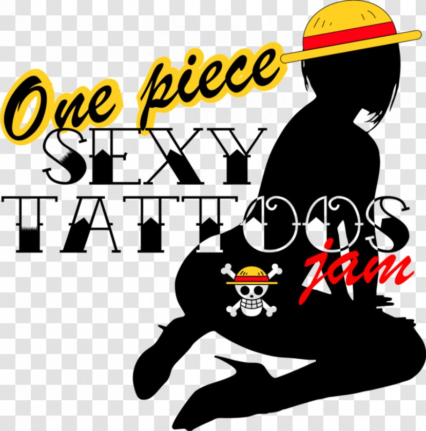 T-shirt One Piece Tattoo Monkey D. Luffy Decal - Watercolor Transparent PNG