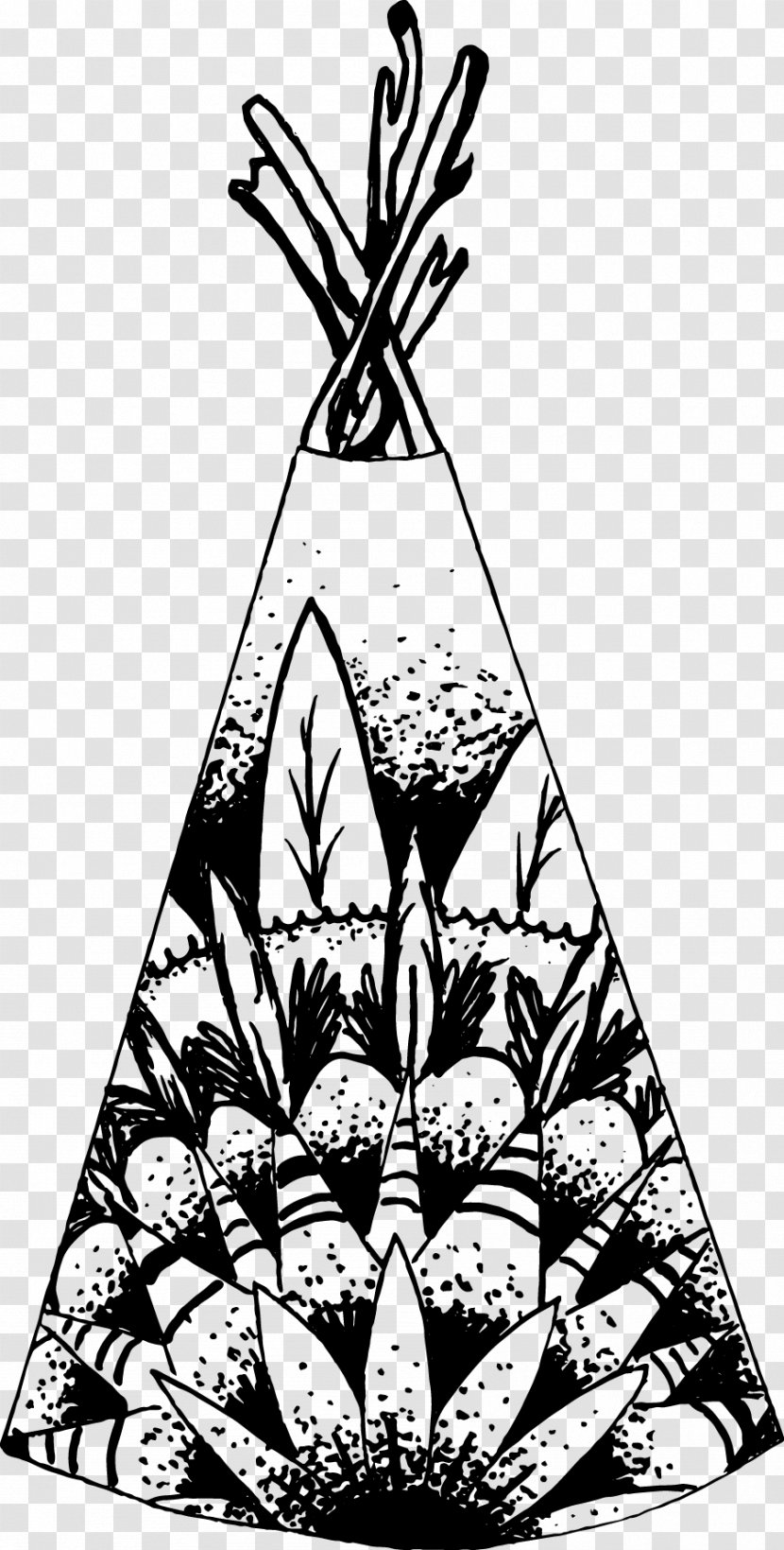Tipi Art Boho-chic Drawing - Triangle - TRIBAL FEATHER Transparent PNG