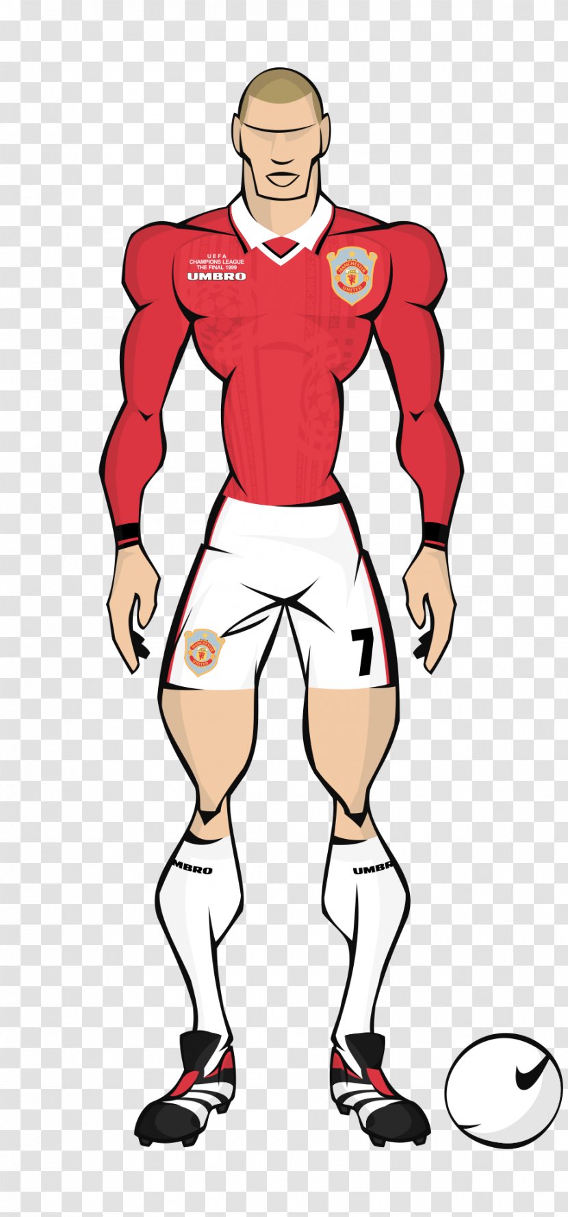 Manchester United F.C. Football Player Brazil - Silhouette - David Beckham Real Madrid Transparent PNG