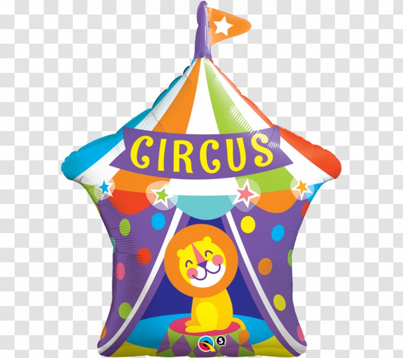 Balloon Circus Party Birthday Carpa - Shape Transparent PNG