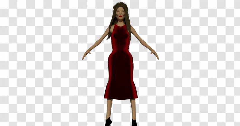 Shoulder Dress Character - Cartoon Transparent PNG