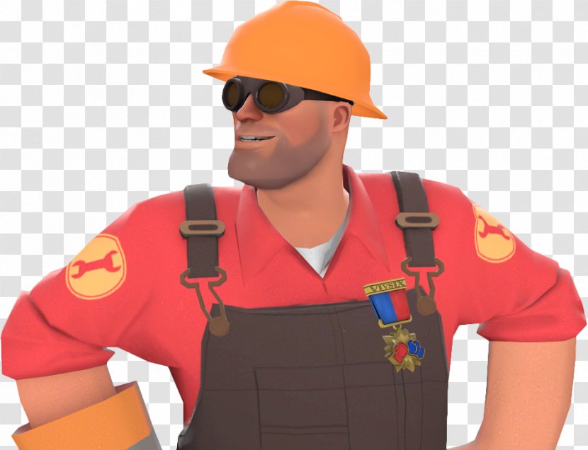 Team Fortress 2 Hard Hats Engineer Job Construction Foreman Transparent PNG