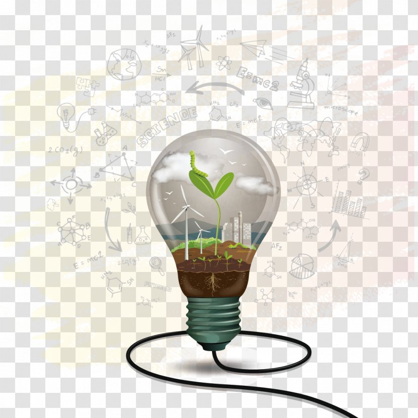 Incandescent Light Bulb Video Projector 1080p - Lumen - Vector Material Green Transparent PNG