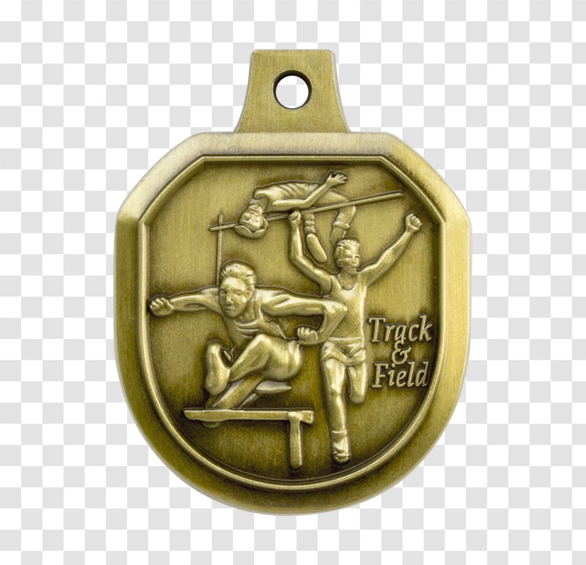 Gold Medal Bronze Track & Field Transparent PNG