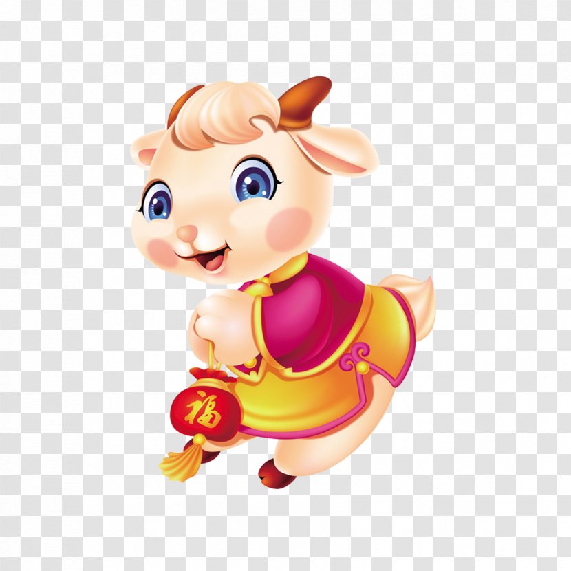Sheep U7f8a Chinese Zodiac New Year Cartoon - Snake - Goat Transparent PNG