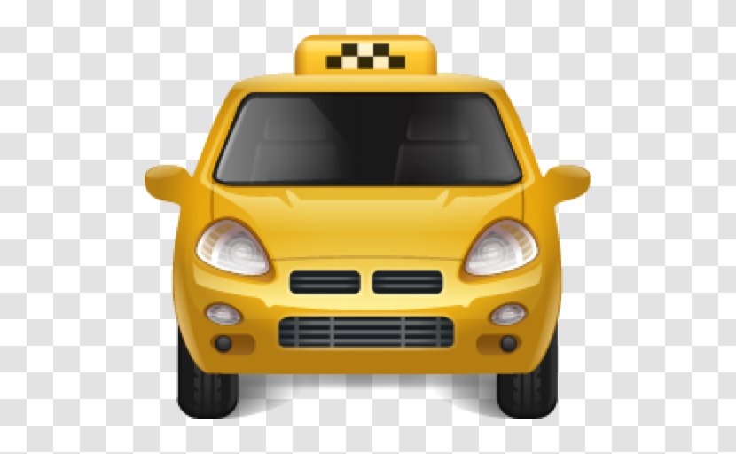 Taxi Yellow Cab - City Car Transparent PNG
