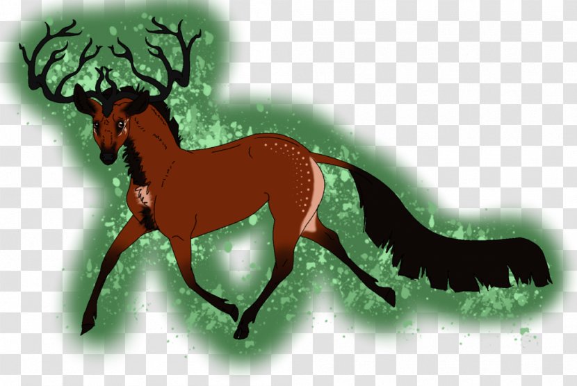 Mustang Reindeer Pack Animal Mane - Tail - Royal Stag Transparent PNG