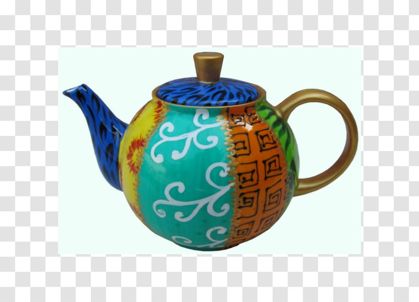 Teapot Ceramic Kettle Bone China - Mug - Hand Painted Transparent PNG