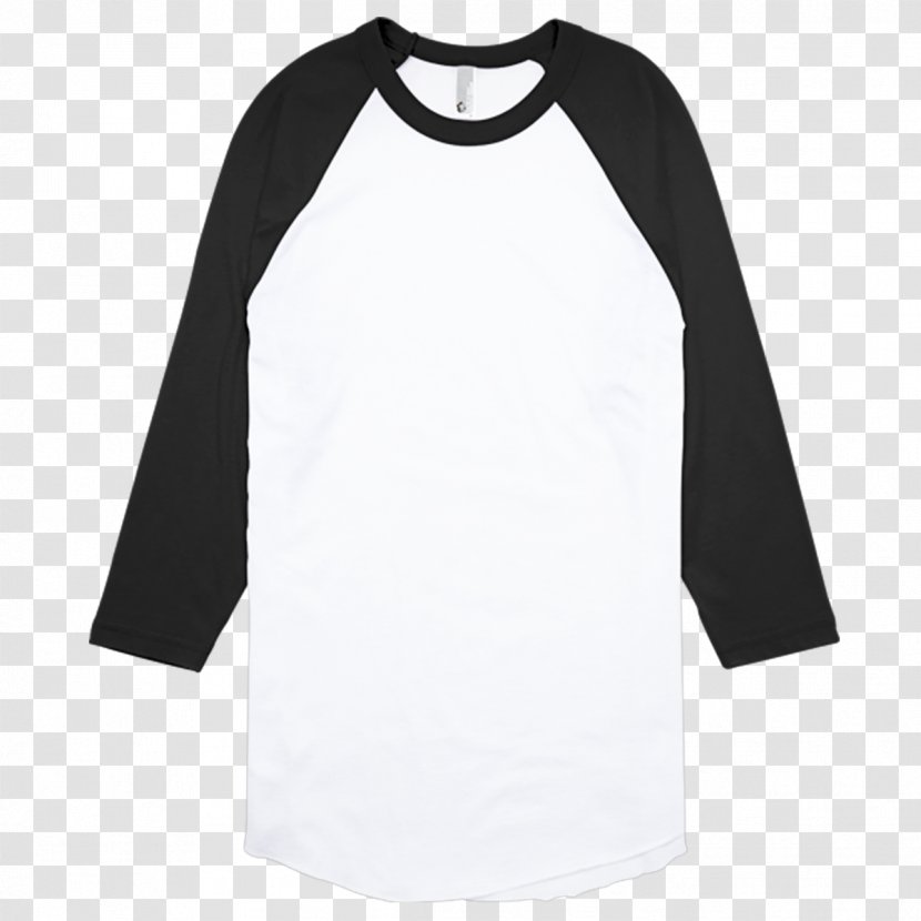 Long-sleeved T-shirt Clothing - Jersey - Black And White Baseball Transparent PNG