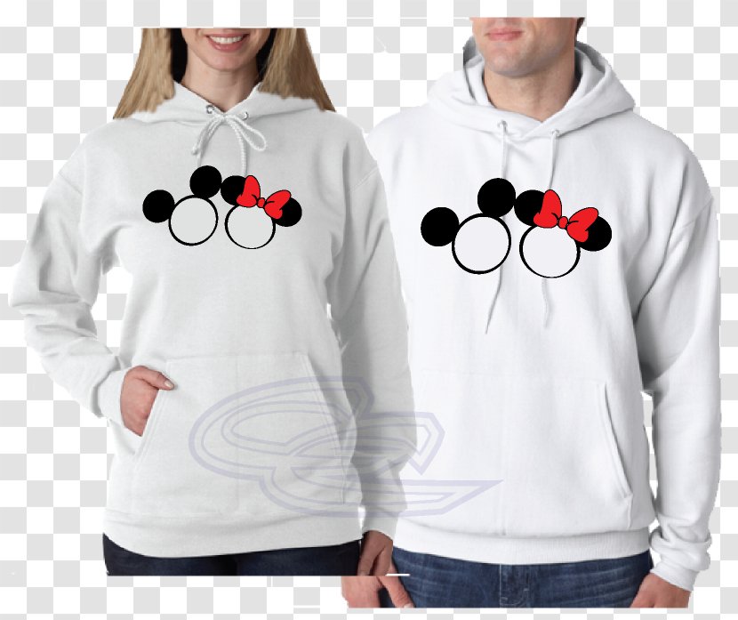 Hoodie T-shirt Minnie Mouse Mickey - Outerwear Transparent PNG
