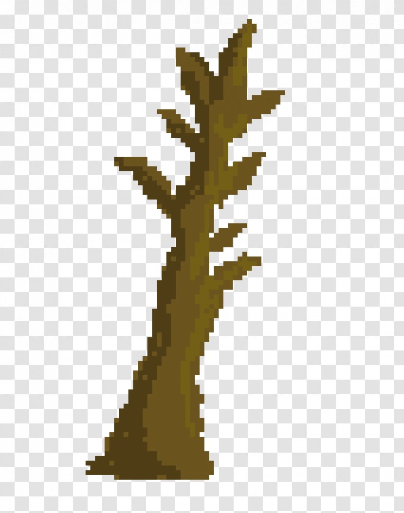 Tree Pixel Art Death Clip - Plant Transparent PNG