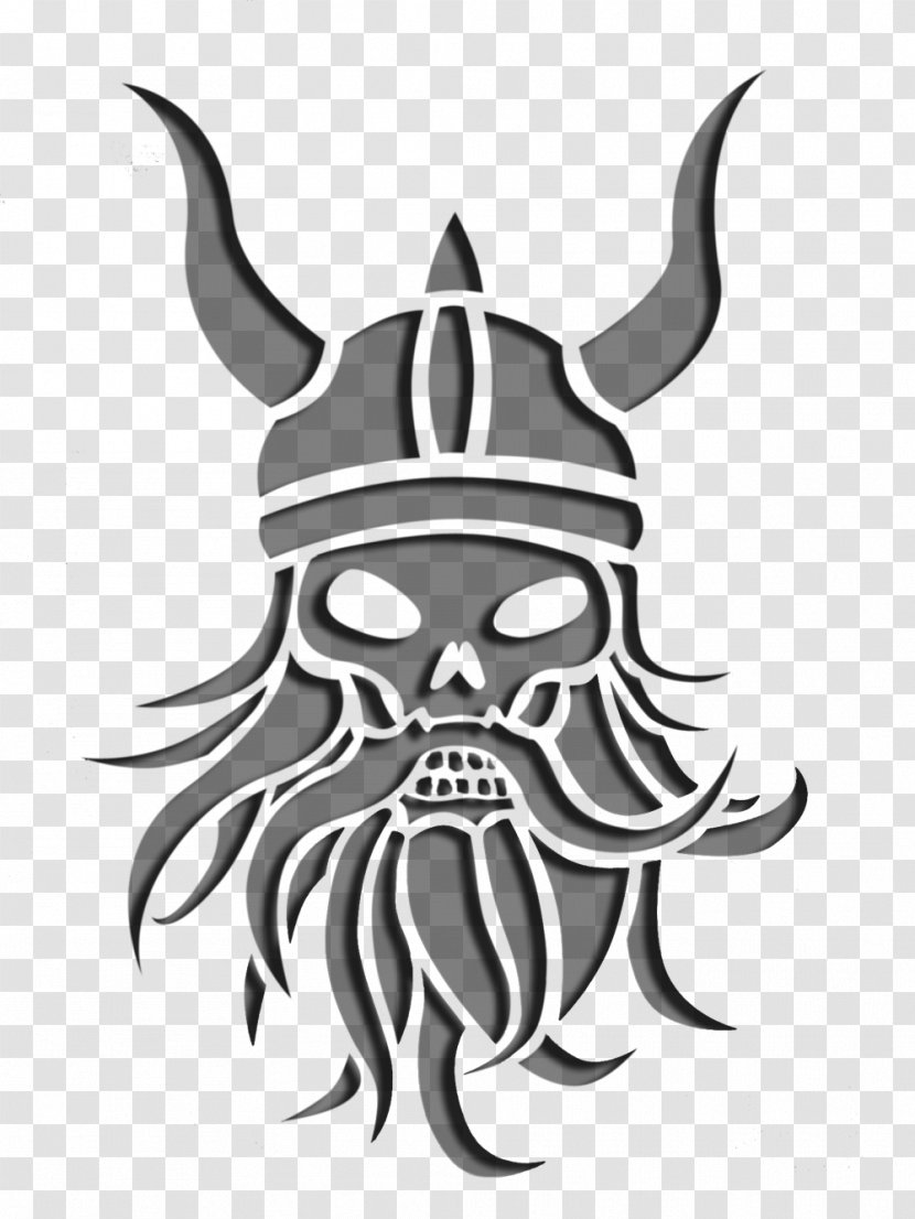 War Of The Vikings Drawing Viking Ships - Black And White Transparent PNG