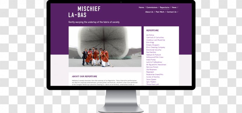 Mischief La-Bas Multimedia Content Management System Computer Monitors - Ecommerce - Theatre Transparent PNG