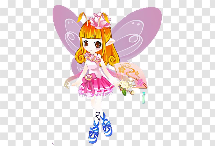 Fairy Cartoon Sprite - Mythical Creature - Cute Transparent PNG
