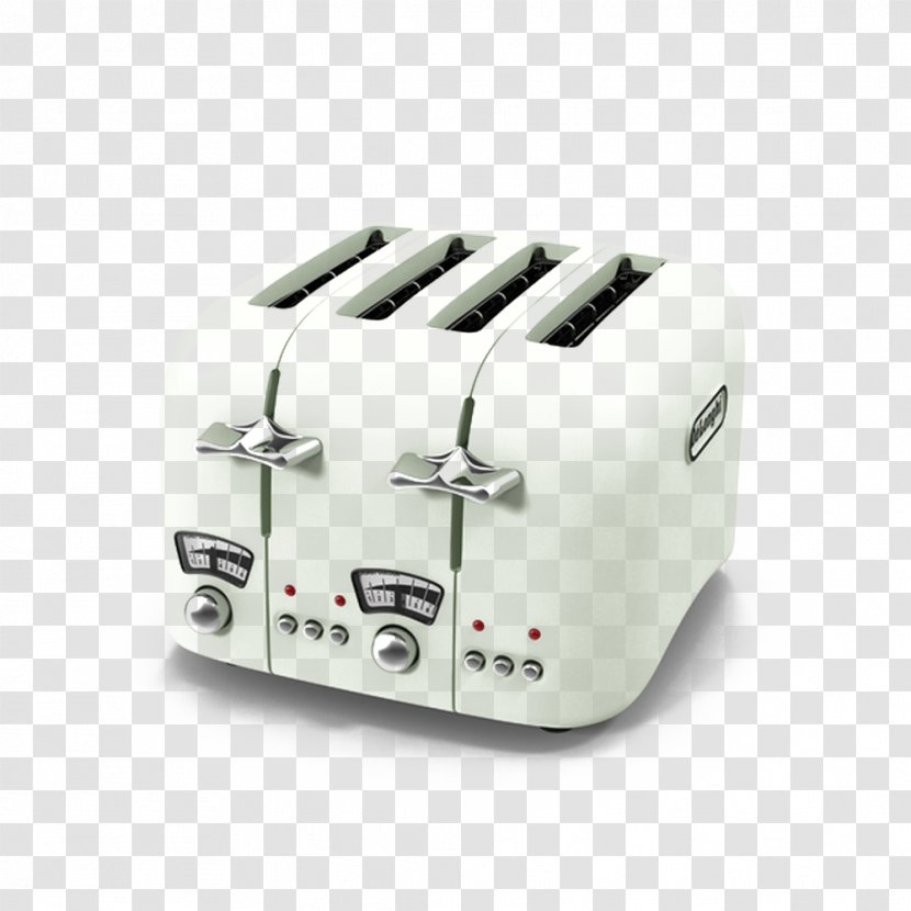 Toaster DeLonghi - 3d Computer Graphics - Delong Retro Transparent PNG