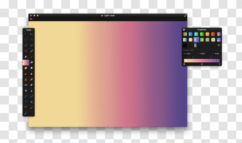 Purple Violet Display Device - Soft Light Effect Transparent PNG