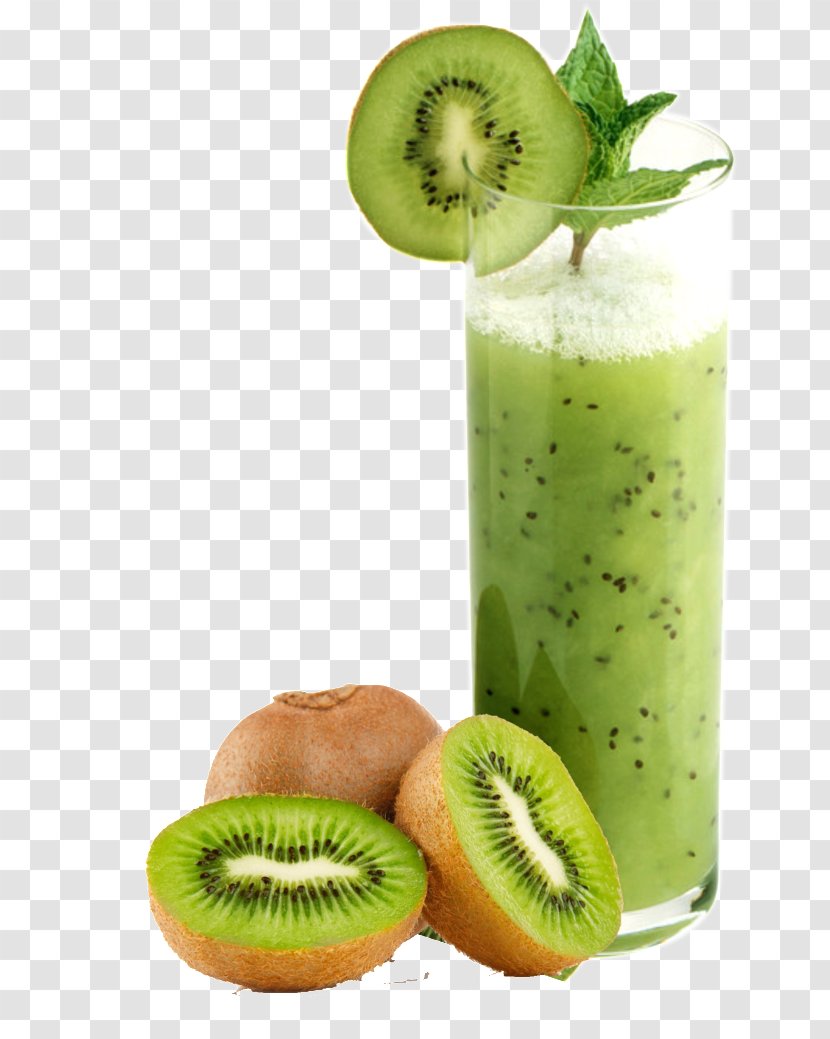 Juice Lemonade Kiwifruit Drink - Smoothie - Kiwi Transparent PNG