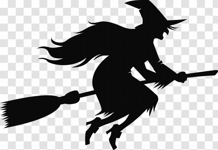 Witch's Broom Witchcraft Halloween - Witch Transparent PNG